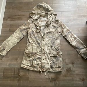 Aritzia Camo trooper jacket